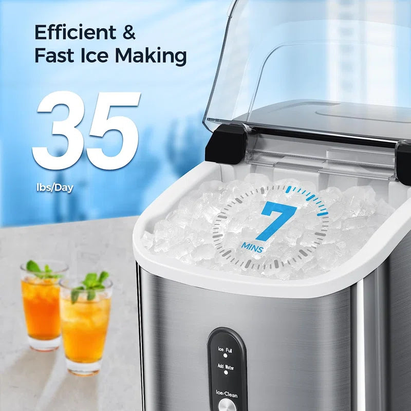 Antarctic Star 34 Lb. Daily Production Nugget Clear Ice Portable Ice Maker